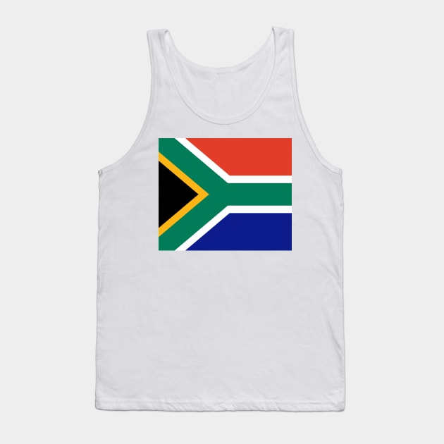 South Africa flag Tank Top by flag for all